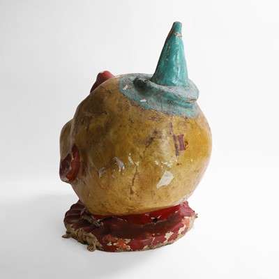 Lot 169 - A papier mâché clown's head