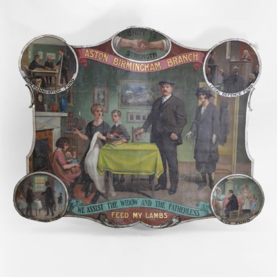 Lot 239 - A National Union of Railwaymen banner