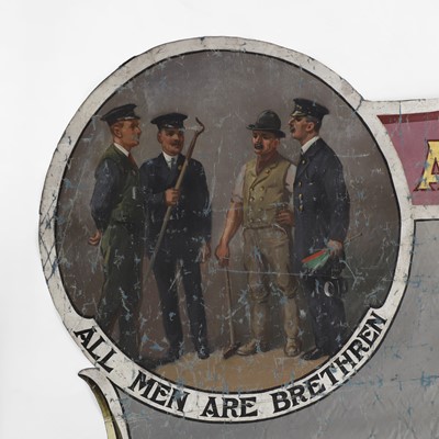 Lot 239 - A National Union of Railwaymen banner