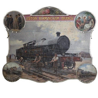 Lot 239 - A National Union of Railwaymen banner