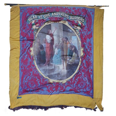 Lot 238 - A 'Sheffield Equalized Independent Druids' marching banner