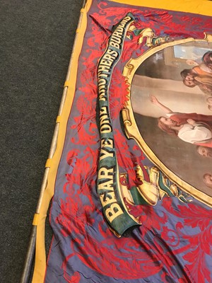 Lot 238 - A 'Sheffield Equalized Independent Druids' marching banner