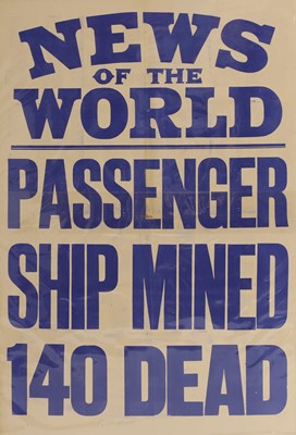 Lot 225 - Second World War newspaper advertising posters