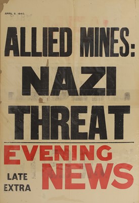 Lot 225 - Second World War newspaper advertising posters