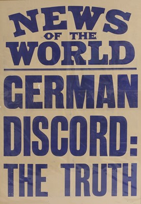 Lot 225 - Second World War newspaper advertising posters