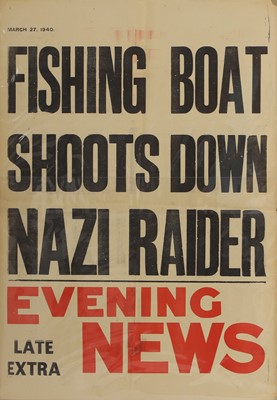 Lot 225 - Second World War newspaper advertising posters