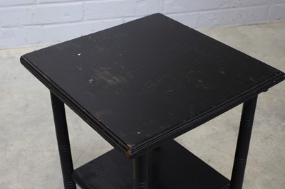 Lot 74 - An ebonised 'Thebes' side table
