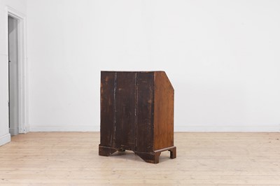 Lot 439 - A George I yew and walnut pedestal bureau