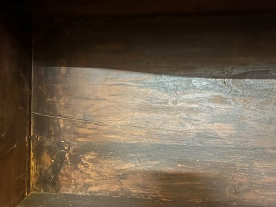 Lot 433 - A George III satinwood, rosewood and marquetry side cabinet