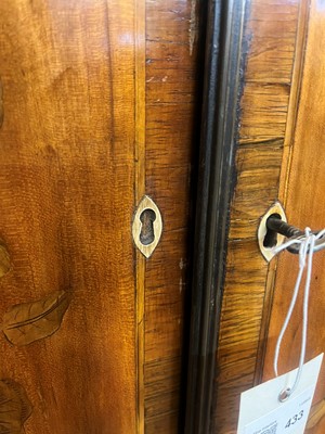 Lot 433 - A George III satinwood, rosewood and marquetry side cabinet