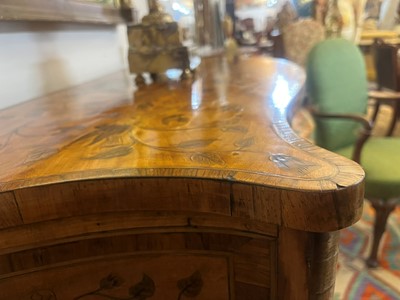 Lot 433 - A George III satinwood, rosewood and marquetry side cabinet