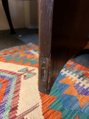 Lot 433 - A George III satinwood, rosewood and marquetry side cabinet