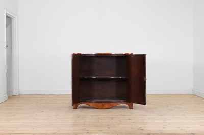 Lot 433 - A George III satinwood, rosewood and marquetry side cabinet