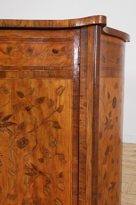 Lot 433 - A George III satinwood, rosewood and marquetry side cabinet