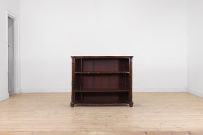 Lot 417 - A George IV rosewood open bookcase