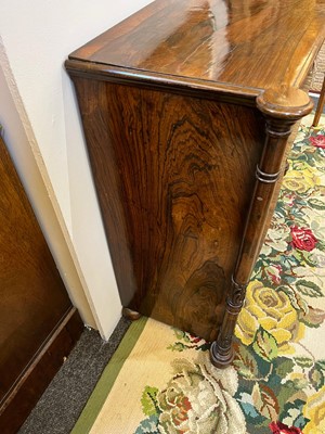 Lot 417 - A George IV rosewood open bookcase