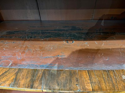 Lot 417 - A George IV rosewood open bookcase