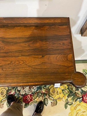 Lot 417 - A George IV rosewood open bookcase