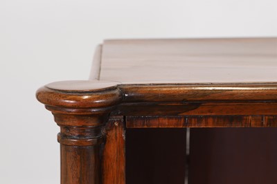 Lot 417 - A George IV rosewood open bookcase