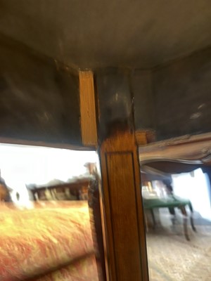 Lot 401 - A George III satinwood card table