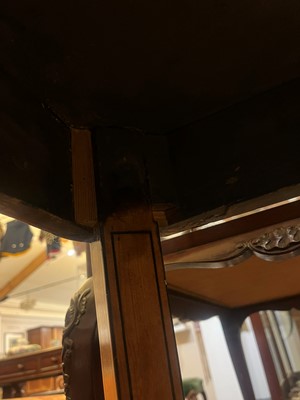 Lot 401 - A George III satinwood card table