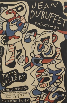 Lot 94 - A Jean Dubuffet exhibition poster