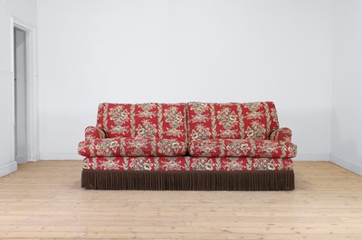 Lot 481 - A three-seater sofa in the Howard & Sons style