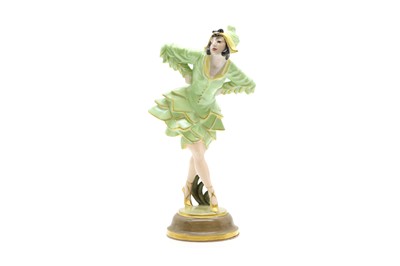 Lot 304 - An Art Deco Hutschenreuther porcelain figure