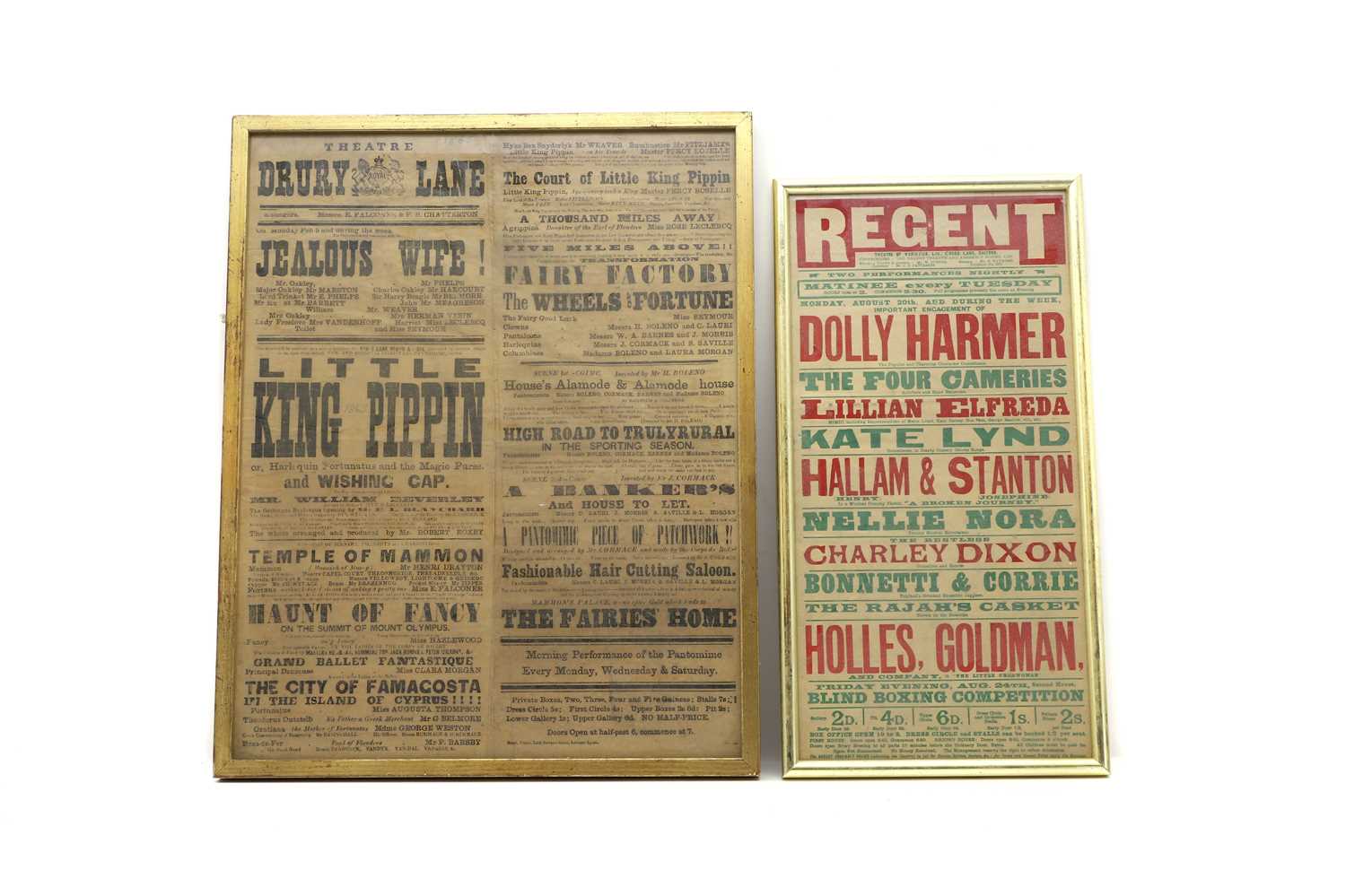 Lot 172 - Four printed theatrical play bills