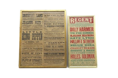 Lot 172 - Four printed theatrical play bills