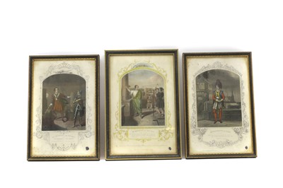 Lot 184 - A set of ten coloured theatrical engravings