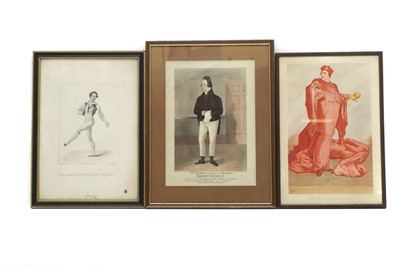 Lot 186 - Thirteen various theatrical prints