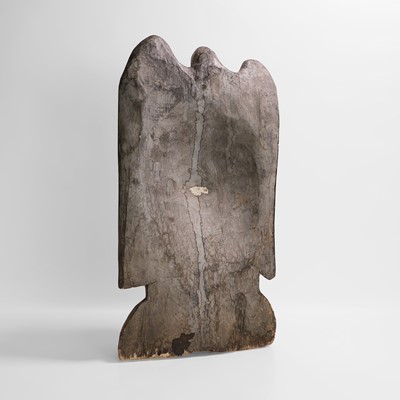 Lot 286 - A carved wooden Native American bust