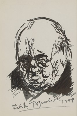 Lot 197 - Feliks Topolski RA (Polish-British, 1907-1989)