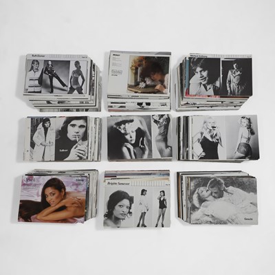 Lot 106 - A group of modelling agency cards