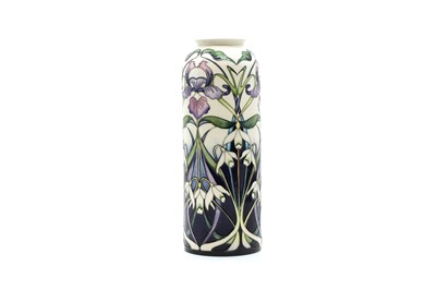 Lot 281 - A Moorcroft pottery Iris pattern trial vase