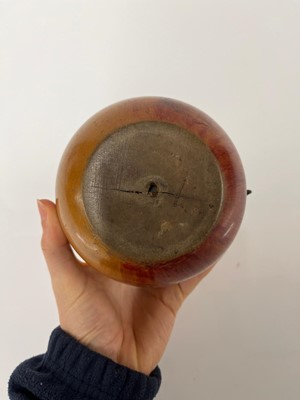 Lot 655 - A George III fruitwood pear-shaped tea caddy
