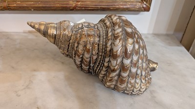 Lot 109 - A silver-gilt-mounted triton (Charonia tritonis) shell