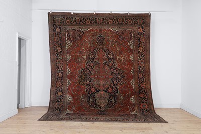 Lot 742 - A Tabriz wool carpet