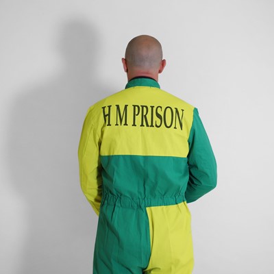 Lot 202 - A pair of prisoner transport overalls