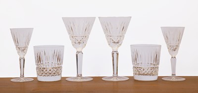 Lot 153 - A part suite of Waterford 'Maeve' pattern drinking glasses