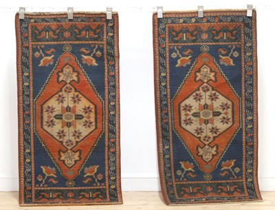 Lot 178 - A pair of hand knotted woollen rugs