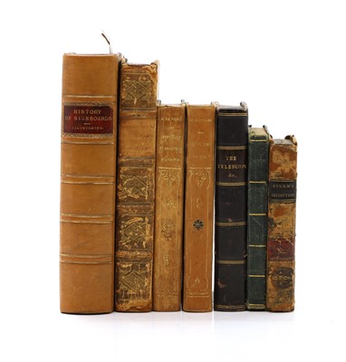 Lot 168 - A collection of leather books