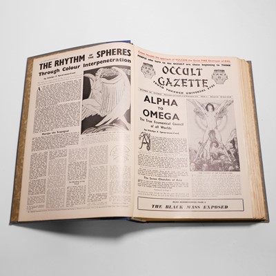 Lot Two bound volumes of the 'Occult Gazette'