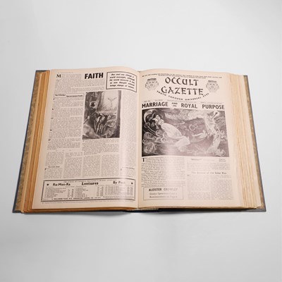 Lot Two bound volumes of the 'Occult Gazette'
