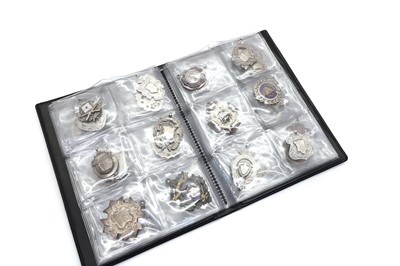 Lot 35 - Seven albums of silver medals