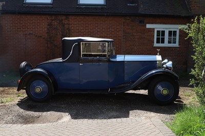 Lot 63 - 1930 Rolls-Royce 20/25hp Doctor’s Coupé with coachwork by Hooper