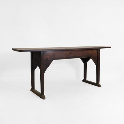 Lot 264 - A pine mortuary table