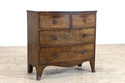 Lot 541 - A Regency mahogany chest of drawers