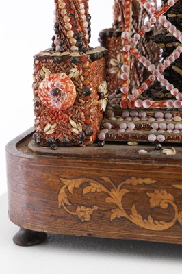 Lot 280 - A shellwork model representing Napoleon's tomb